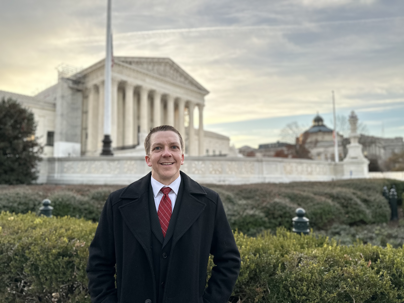Attorney Ted Goodman outside Supreme Court